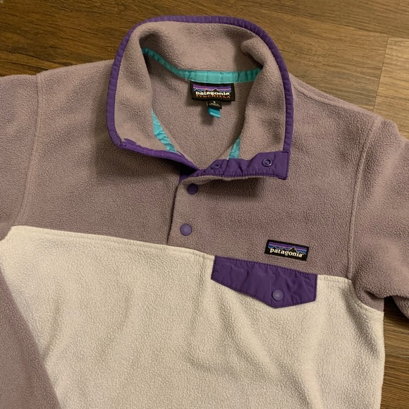 Patagonia Sweaters - Patagonia Synchilla purple two tone fleece